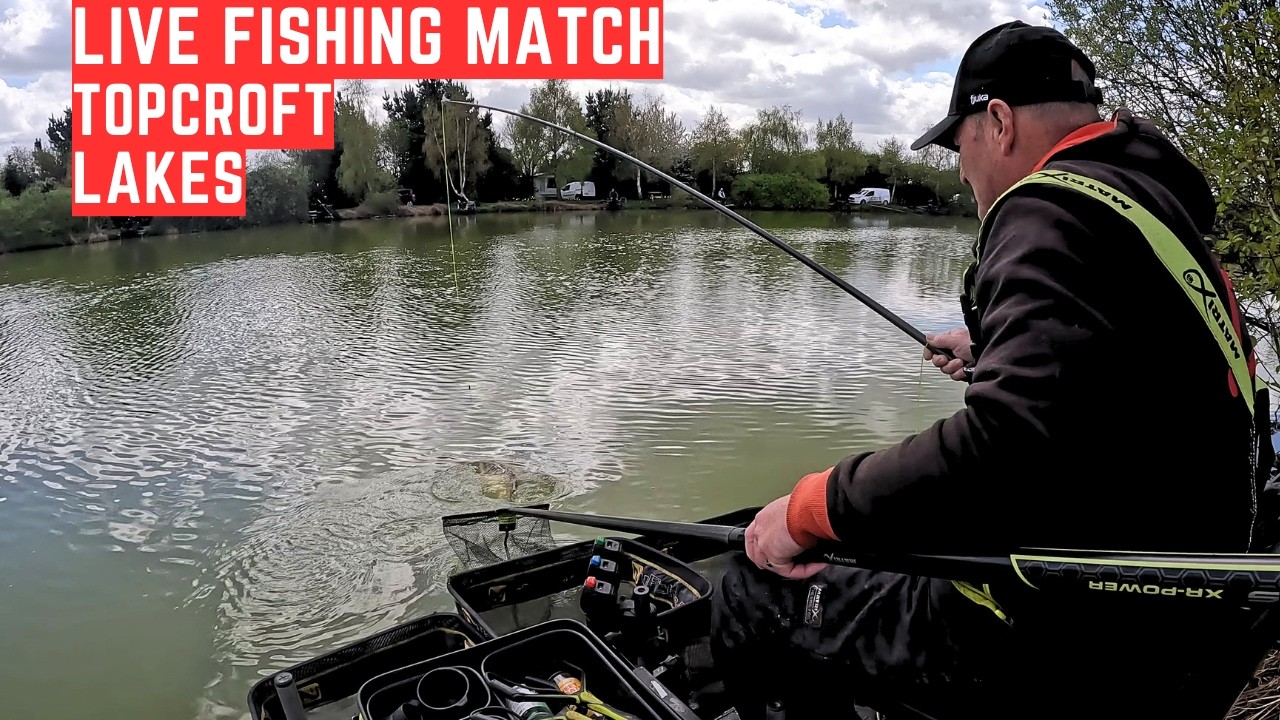 Live Fishing Match Topcroft Lakes NR35 2BU, #matchfishinguk