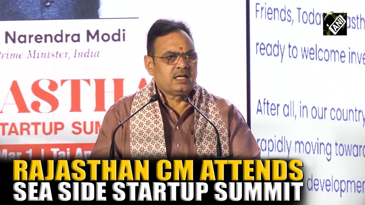 Rajasthan CM Bhajanlal Sharma attends Rajasthan Sea Side Startup Summit 2026