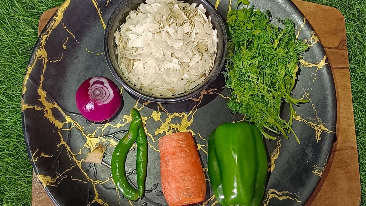 healthy and tasty poha breakfast recipe 😋👌