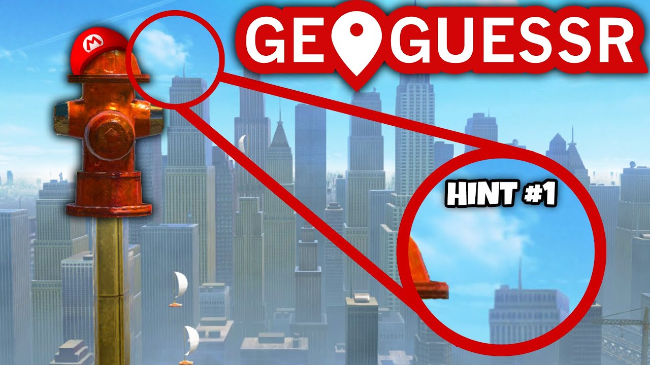 Hiding as PROPS in Mario Odyssey Geoguessr!