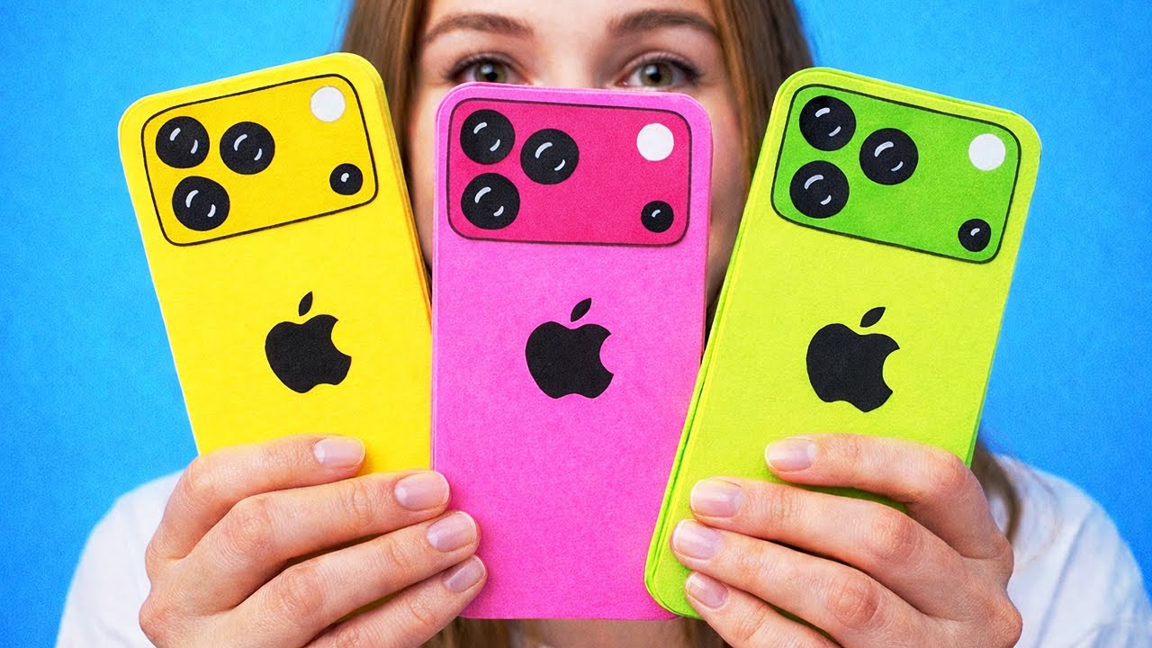 How to Make Iphone 17 Pro Notebook No Glue | DIY Paper Craft