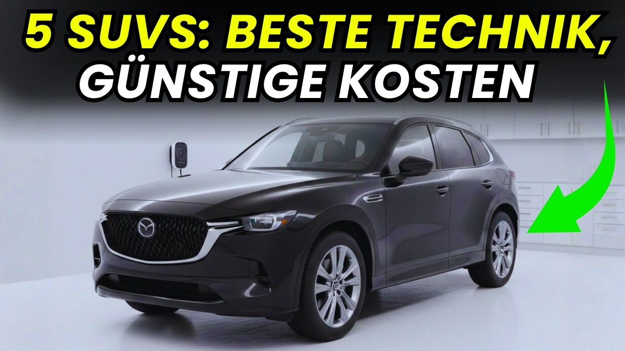 Keine Experimente 2026 Diese 5 SUVs überzeugen mit Technik, Kosten
