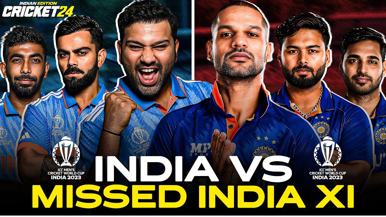 ROHIT 🆚 SHIKHAR - World Cup 🏆 Missed XI vs India - Cricket 24