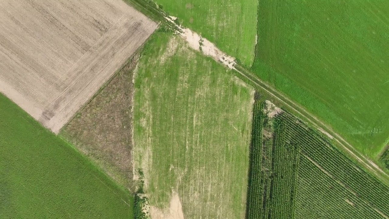 &Uuml;berflug der Stromtrasse mit der Drohne