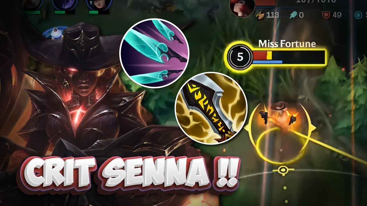 КРИТ СЕННА СВОДИТ С УМА!! Геймплей High Noon Senna // Wild Rift (Билд+Руны)