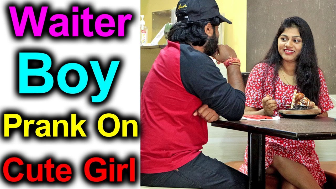 Waiter Boy Proposing Prank To Cute Girl || Prank Gone Crazy || Telugu Pranks || Telugu Waala
