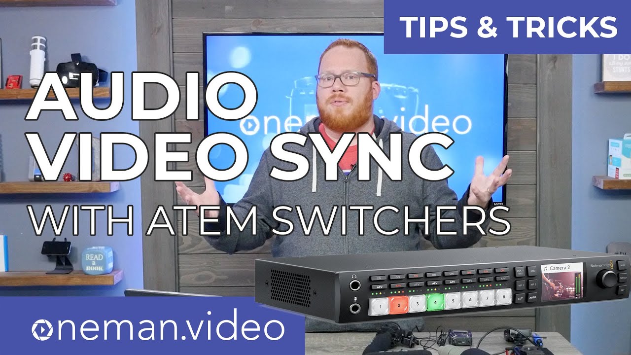 Audio Video Sync on the Blackmagic Design ATEM Television Studio HD