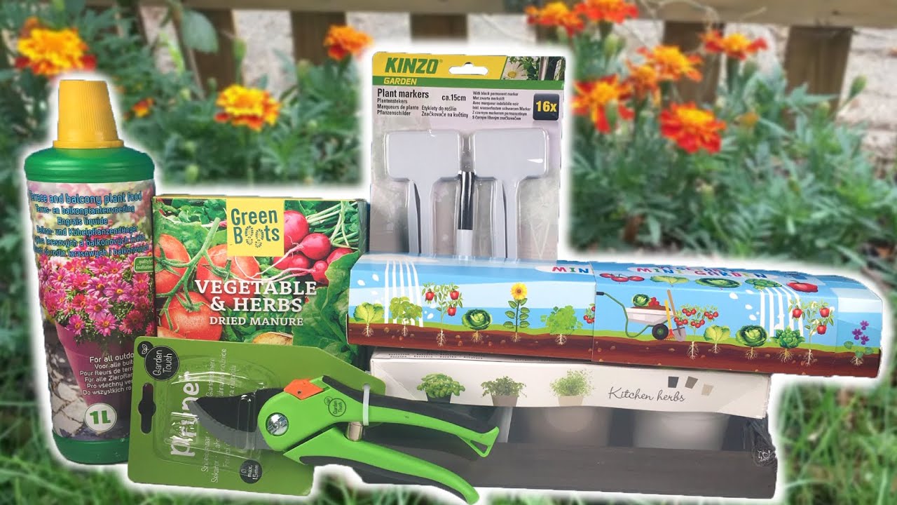 Shoplog Action tuin: mest, moestuin, keukenkruiden en grond verbeteren
