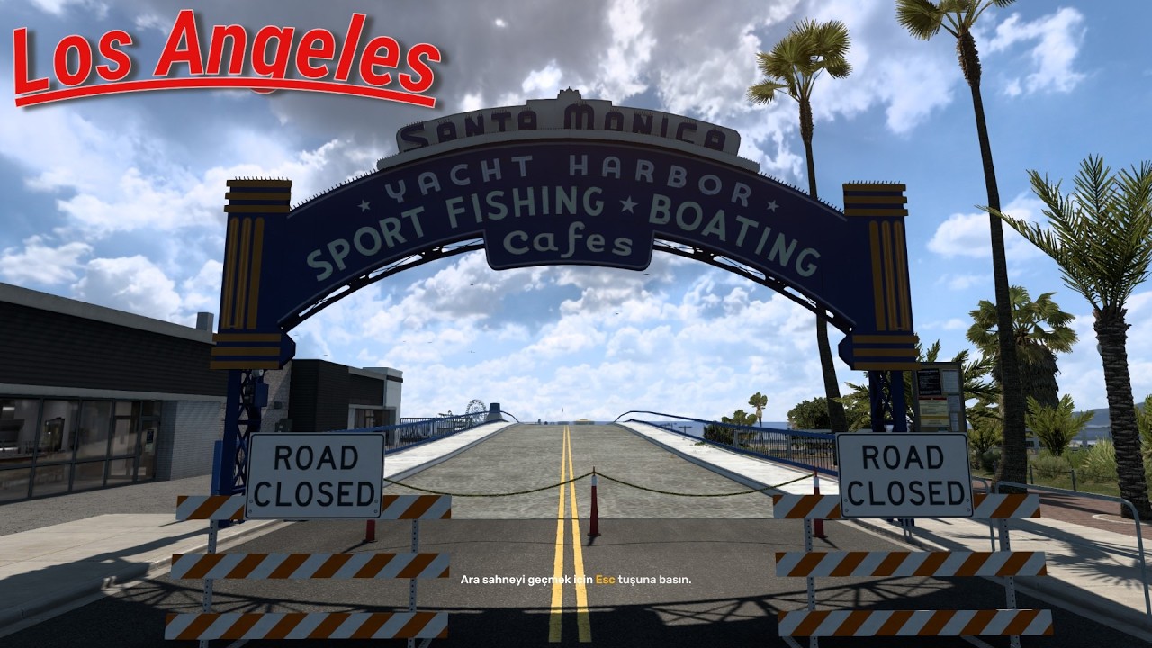 Melekler Şehri'ne Girdik! | American Truck Simulator: Los Angeles #atsgaming #atsgamer  #atsmp #ats