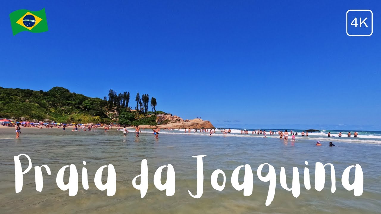 Caminhada na Praia da Joaquina, Florianópolis, Brasil [4K]