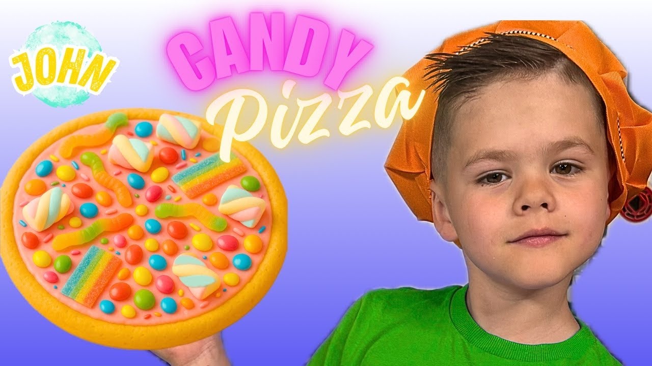 Candy Pizza selber machen - Süßes Rezept für Kinder Candypizza Challenge