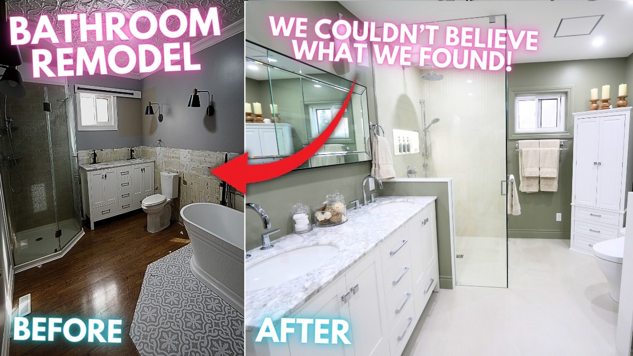We Fixed This Horrible Bathroom (AMAZING Results)