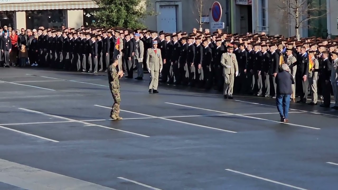 Deuxième passage en revue des Brutions – Cérémonie du 11 novembre 2025