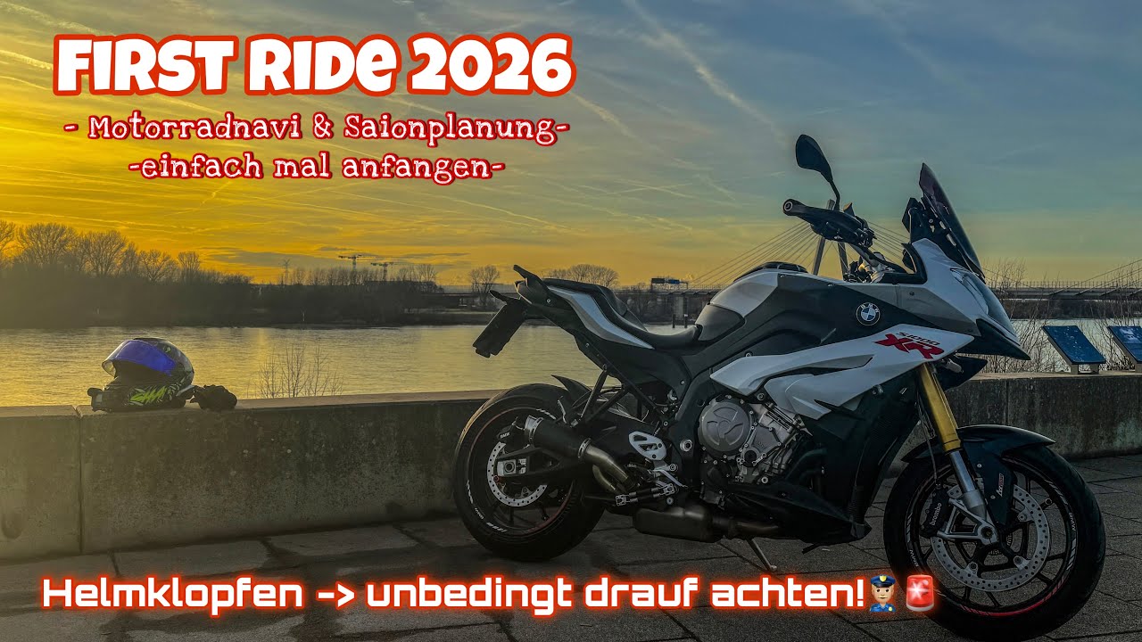 First Ride 2026 ✌🏽| Endlich wieder Mopped fahren! | #motovlog #bikelife 