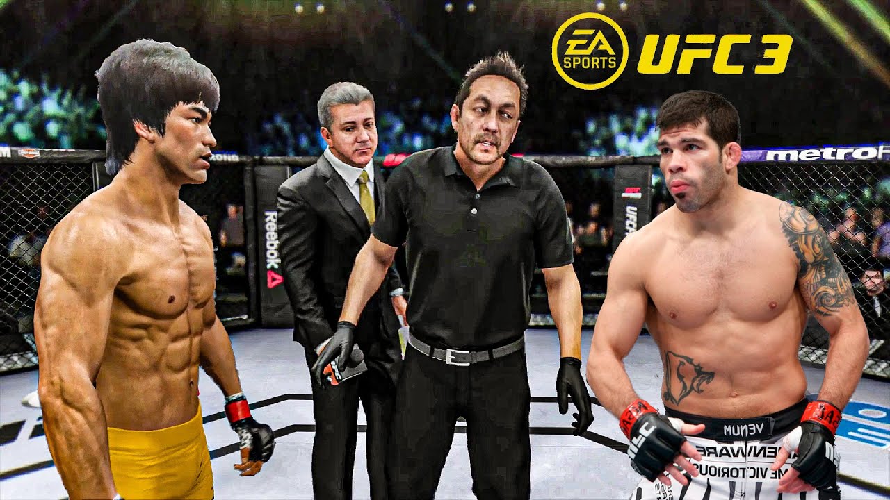 Bruce Lee vs Raphael Assuncao   EA Sports UFC 3   Epic Fight 🔥🐲