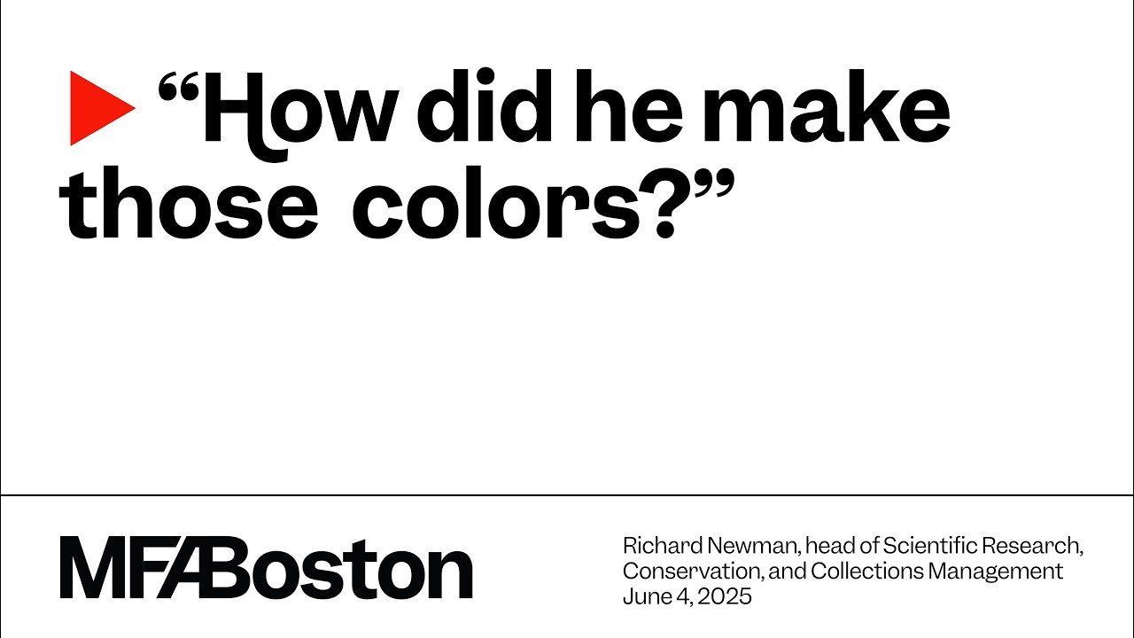 Van Gogh: “How did he make those colors?”