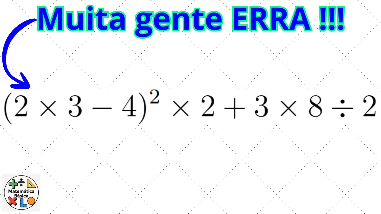 ➡ Expressão Numérica - Matemática Básica #expressãonumérica #maths