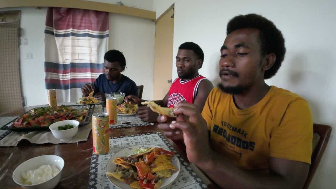 Village Boys Making & Trying Homemade Nachos For The First time🇲🇽🇫🇯