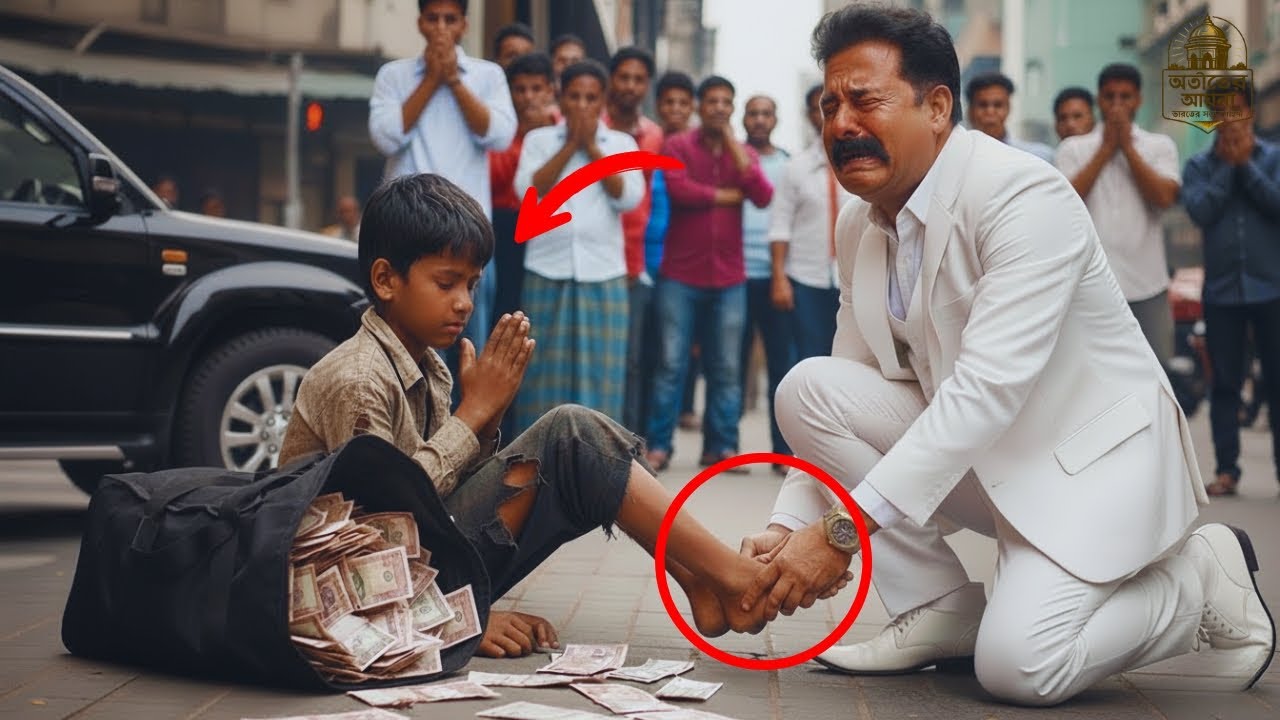 ভিক্ষুক ছেলেটি ধনী ব্যবসায়ীর ফেলা লক্ষ টাকার ব্যাগ ফেরত দিলো – অবিশ্বাস্য গল্পI