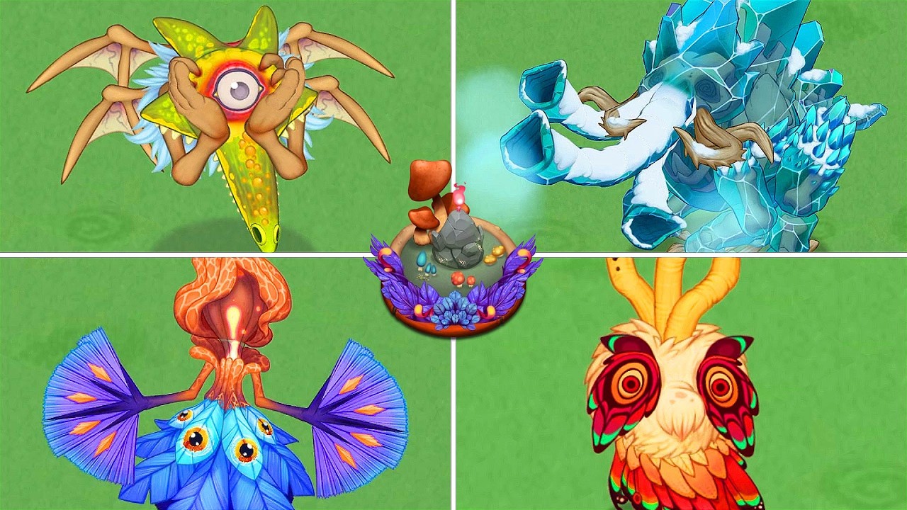 Faerie Island - All New Monsters, Sounds & Animations | My Singing Monsters
