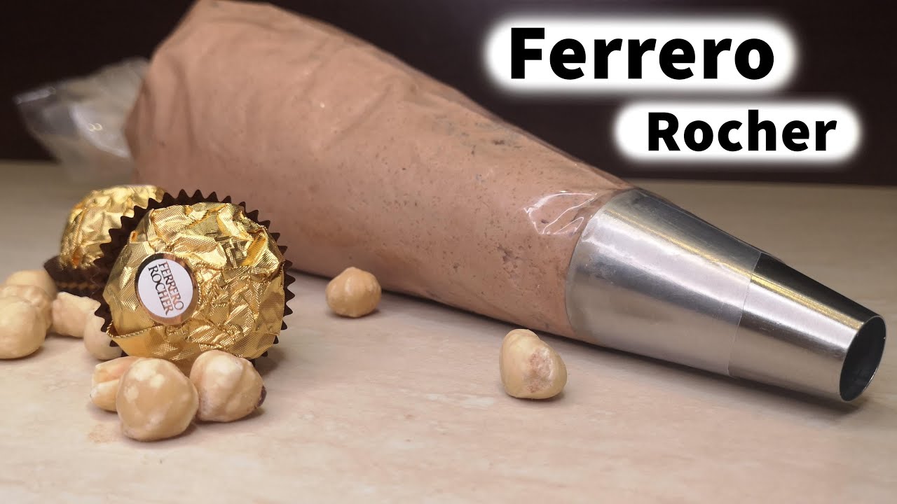 Krem ferrero rocher- bardzo stabilny i bez masła
