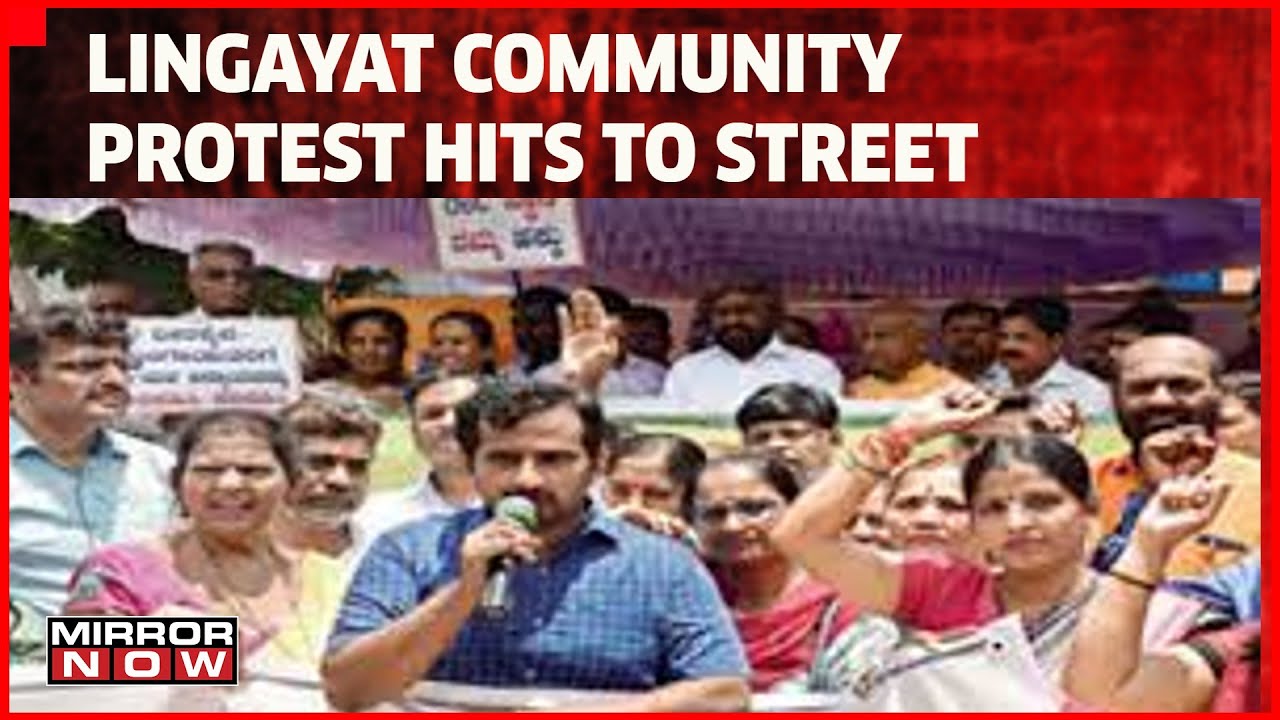Lingayat Community Protest Hits To Roads After HC Orders Karnataka Government To Maintain Status Quo