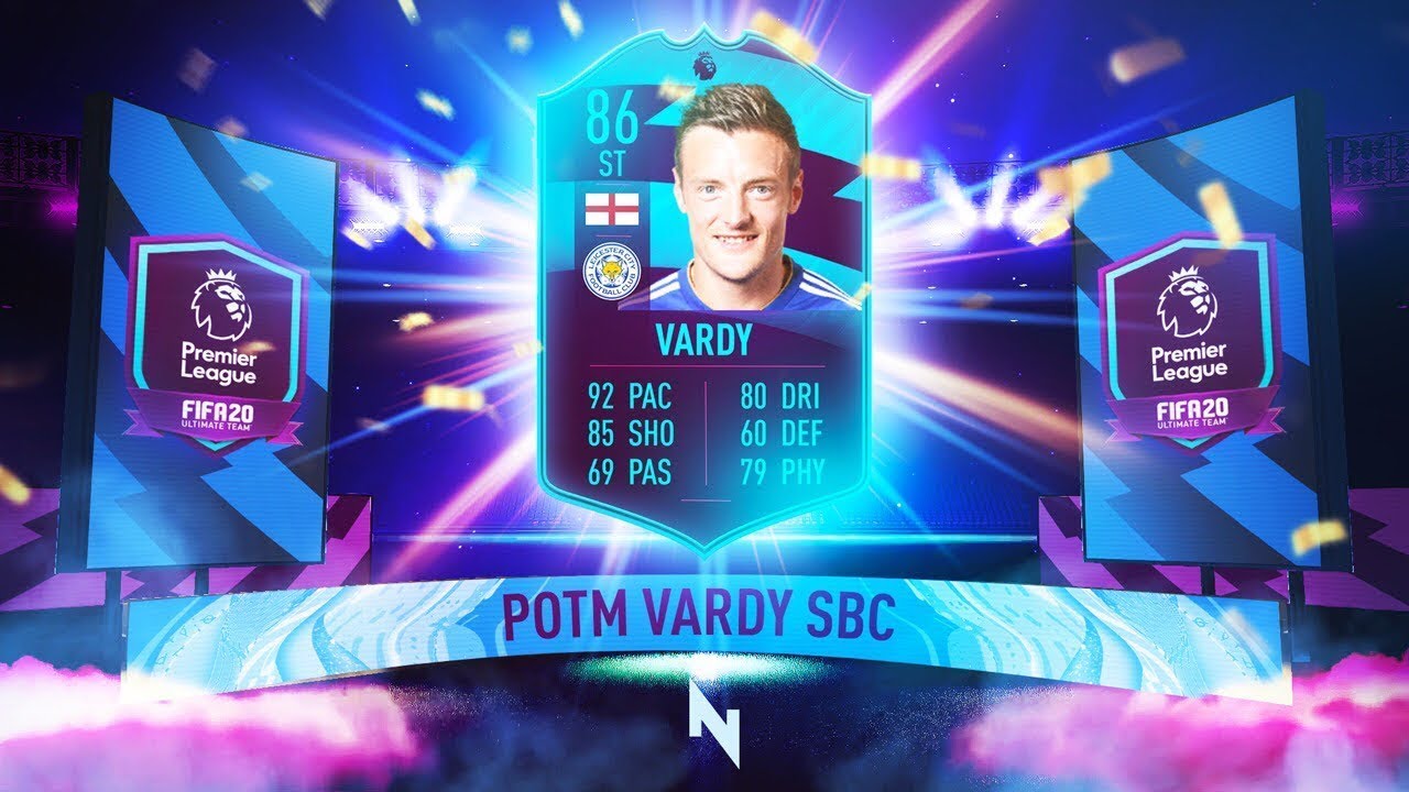 FIFA 20 JAMIE VARDY POTM CHEAPEST METHOD! | FIFA 20 ULTIMATE TEAM SQUAD BUILDING CHALLENGE (SBC)