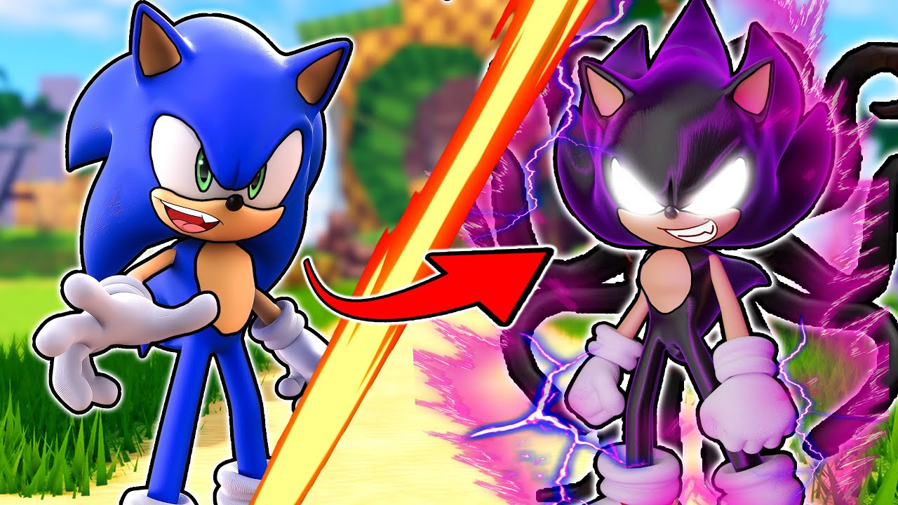 Sonic Turns Into Dark Sonic in Roblox