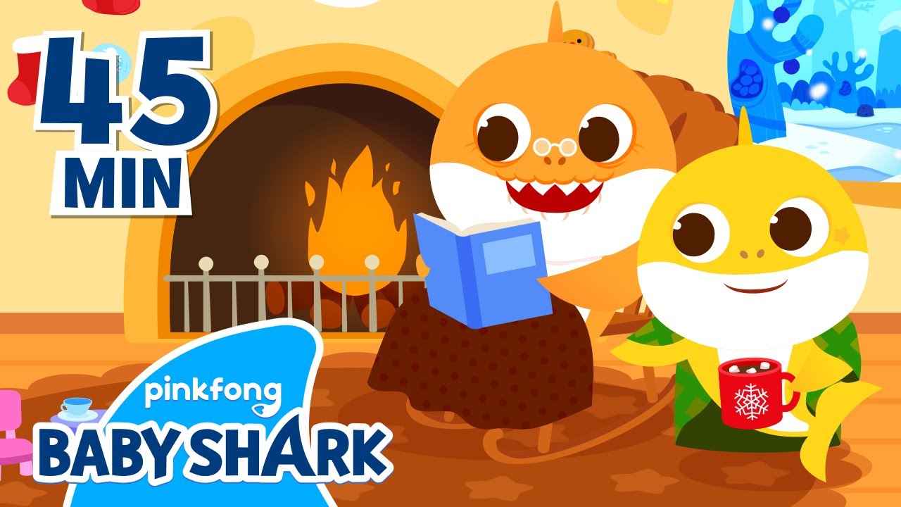Cozy Winter Time with Baby Shark! | +Compilation | Baby Shark Winter Remix | Baby Shark Official