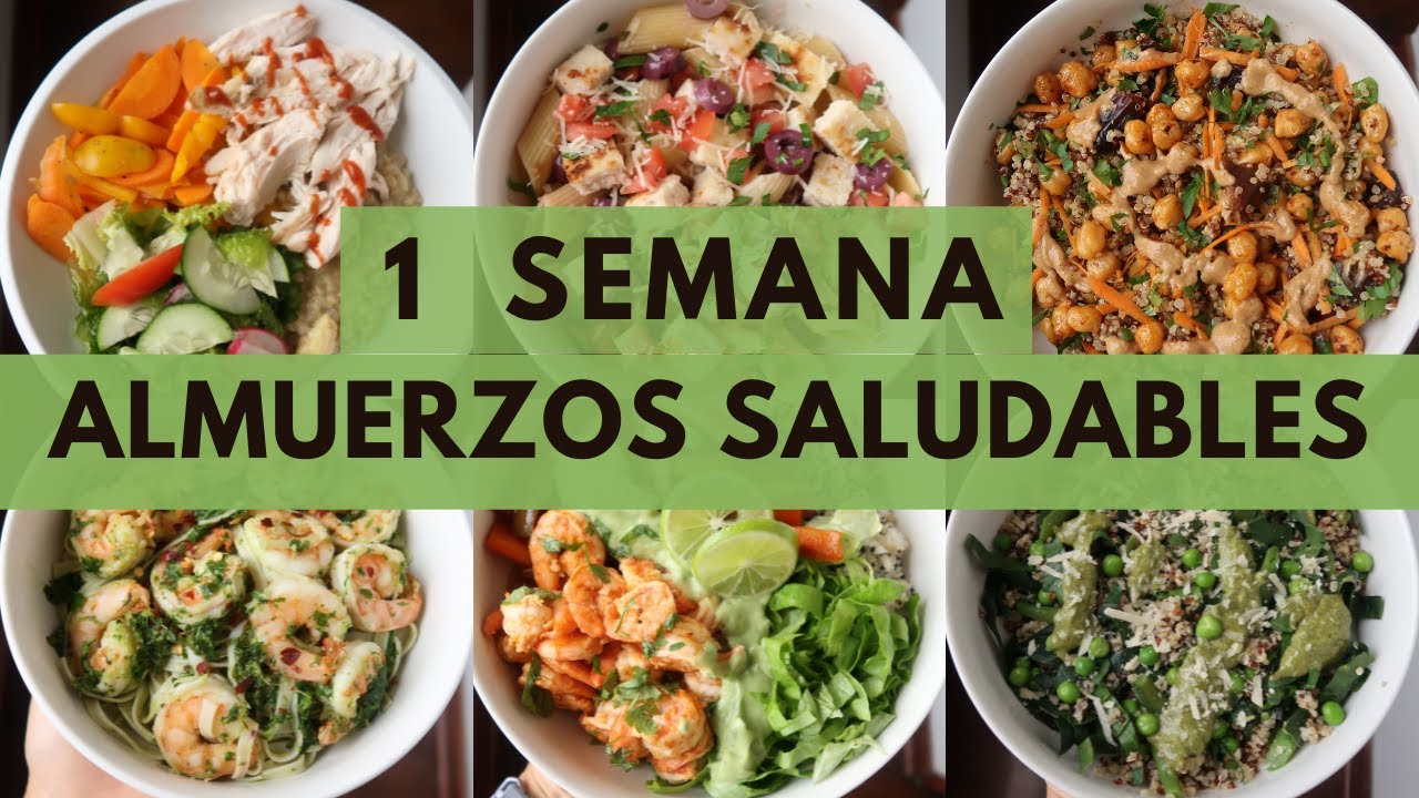 UNA SEMANA DE ALMUERZOS SALUDABLES | Michela Perleche