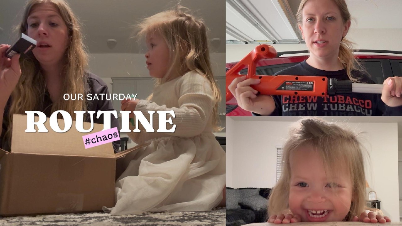 Our Saturday Vlog: Being Silly, Yard Work & Opening Surprises!😆📦