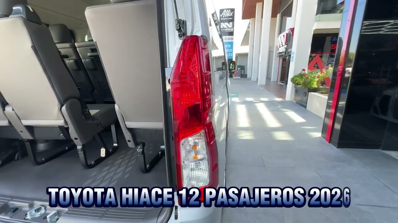 TOYOTA HIACE 12 PASAJEROS 2026