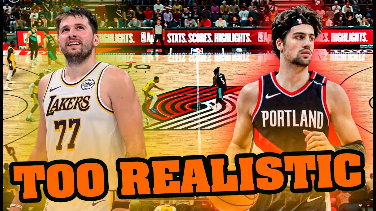 NBA 2K27 SHOULD BE LIKE THIS - LAKERS vs BLAZERS - Full Game - Cpu vs Cpu - Nba 2k26 Mods