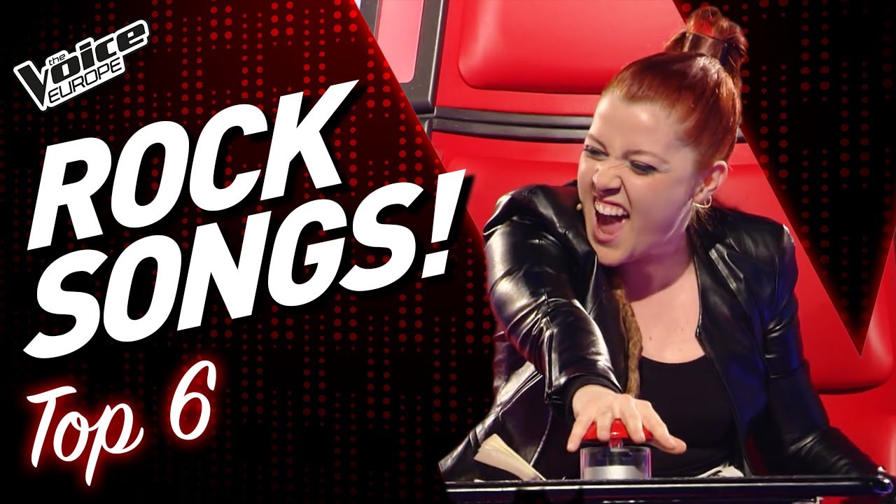 Go Crazy with the Best ROCK SONGS Blind Auditions on The Voice! | TOP 6