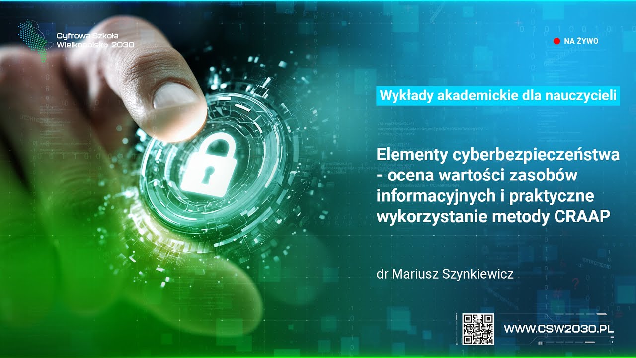 dr Mariusz Szynkiewicz (MBA, UAM) | Elementy cyberbezpieczeństwa - ocena wartości zasobów...