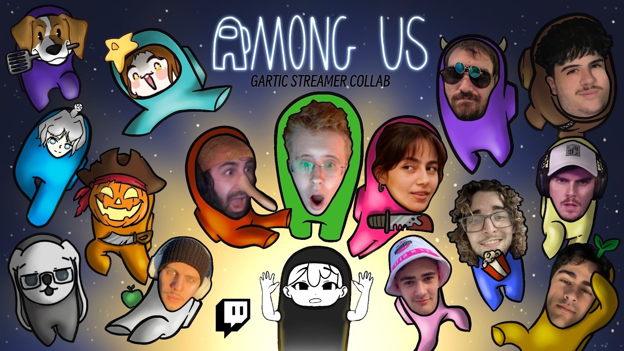 Modded Among Us MEGACOLLAB w/ Every Gartic Streamer