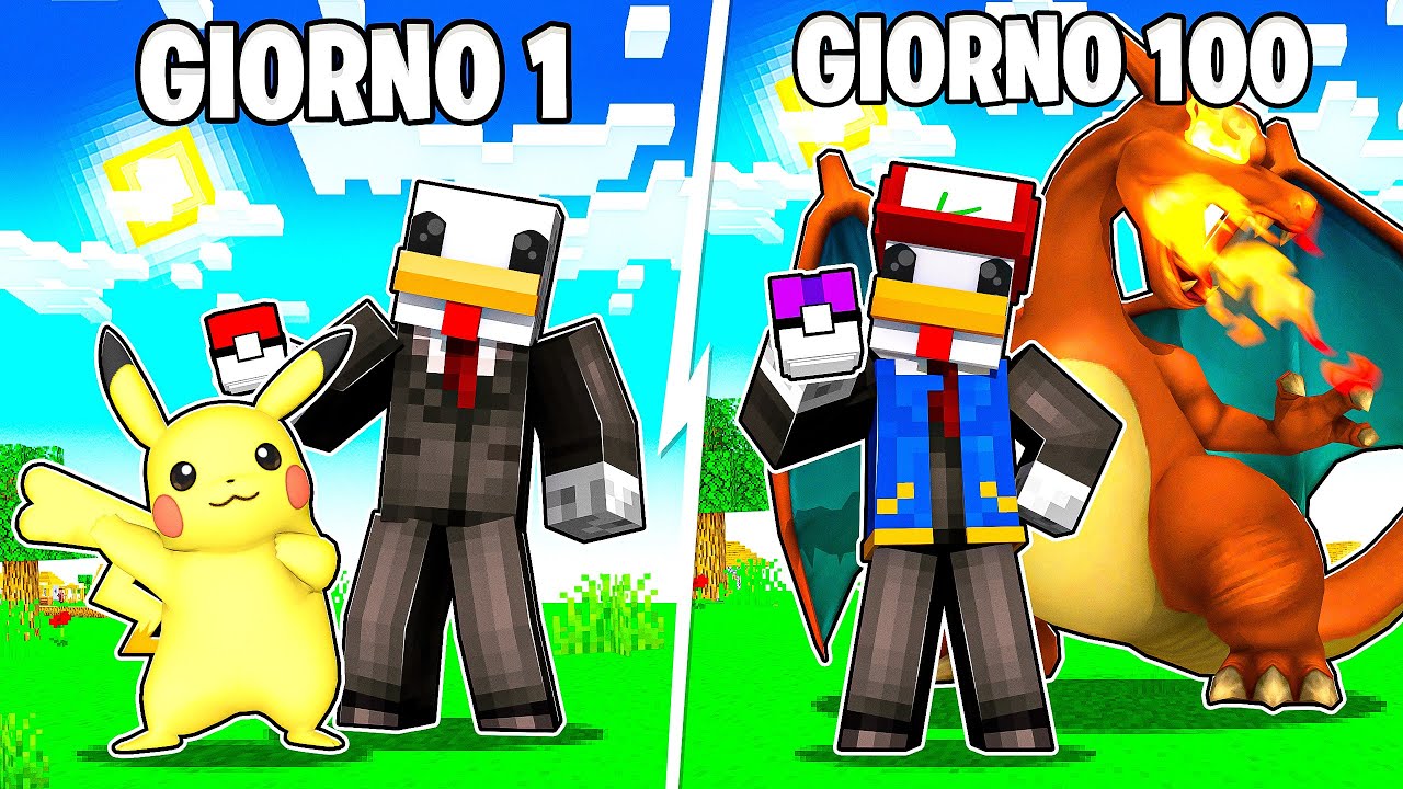 100 GIORNI IN UN MONDO POKEMON SU MINECRAFT