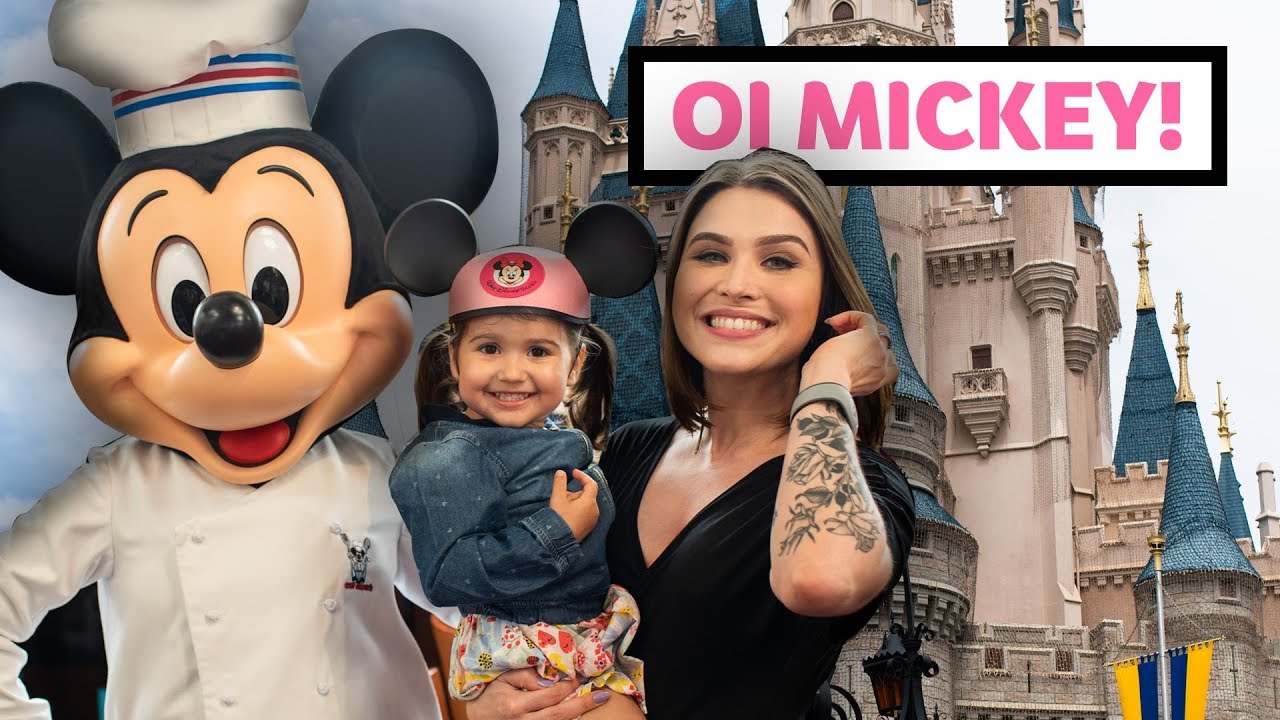Conhecendo as princesas e o Chef Mickey! | Lu Ferreira | Chata de Galocha