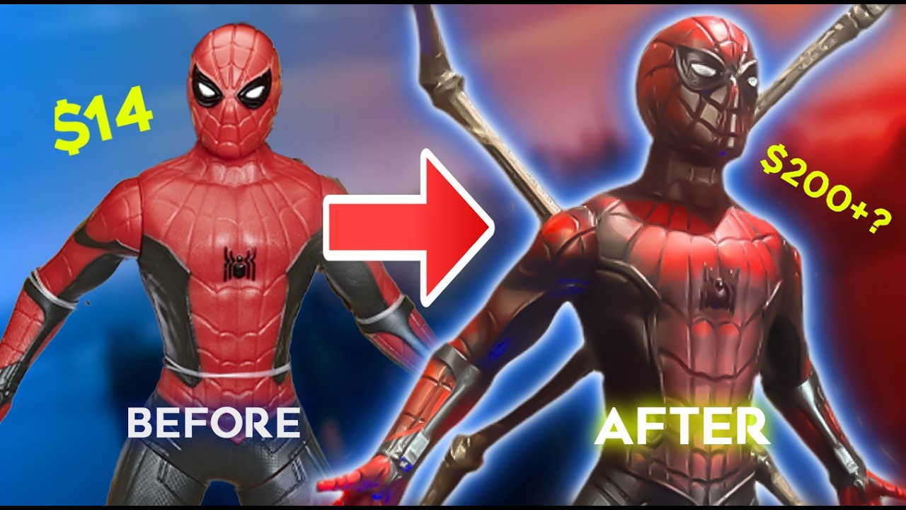  Spider-Man Figure REPAINT- DIY TUTORIAL