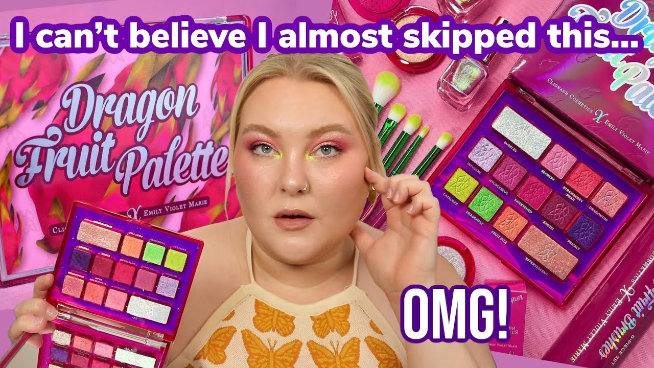 Clioandh Cosmetics Dragon Fruit Palette Swatches + Demo *a literal summer dream* | Lauren Mae Beauty