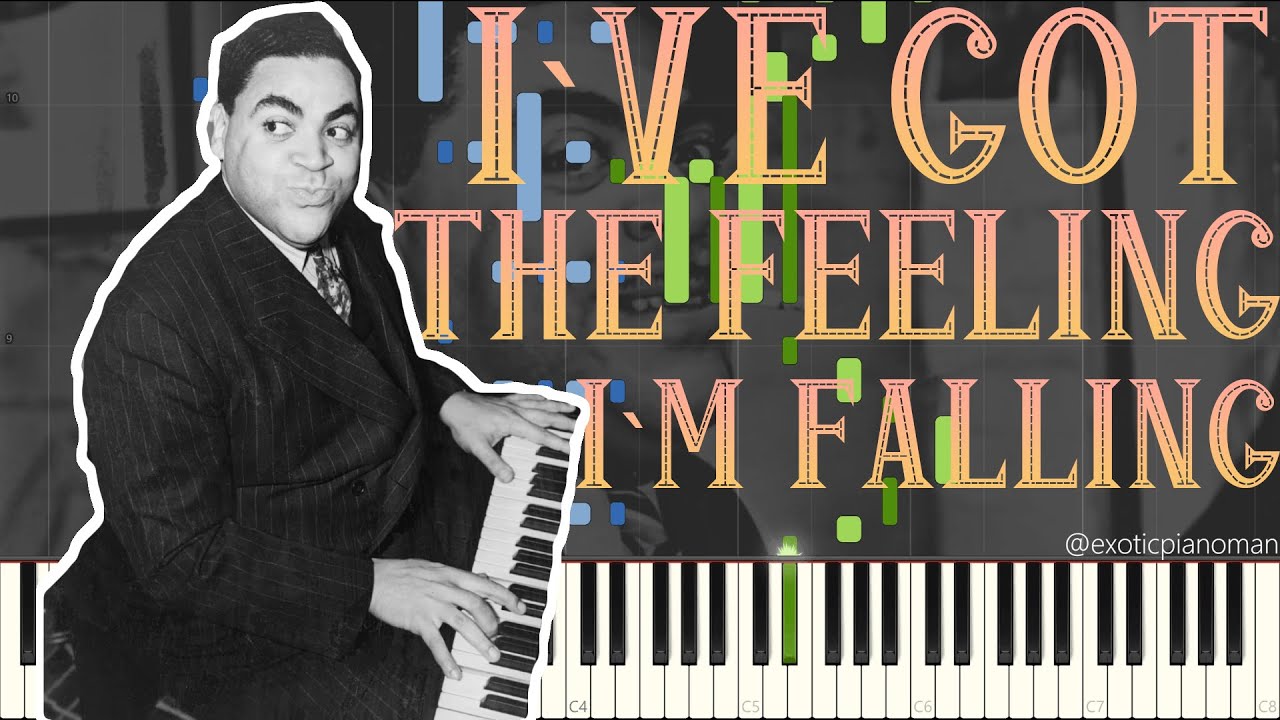 Thomas Fats Waller - I've Got A Feeling I'm Falling (Solo Jazz Stride Piano Synthesia)