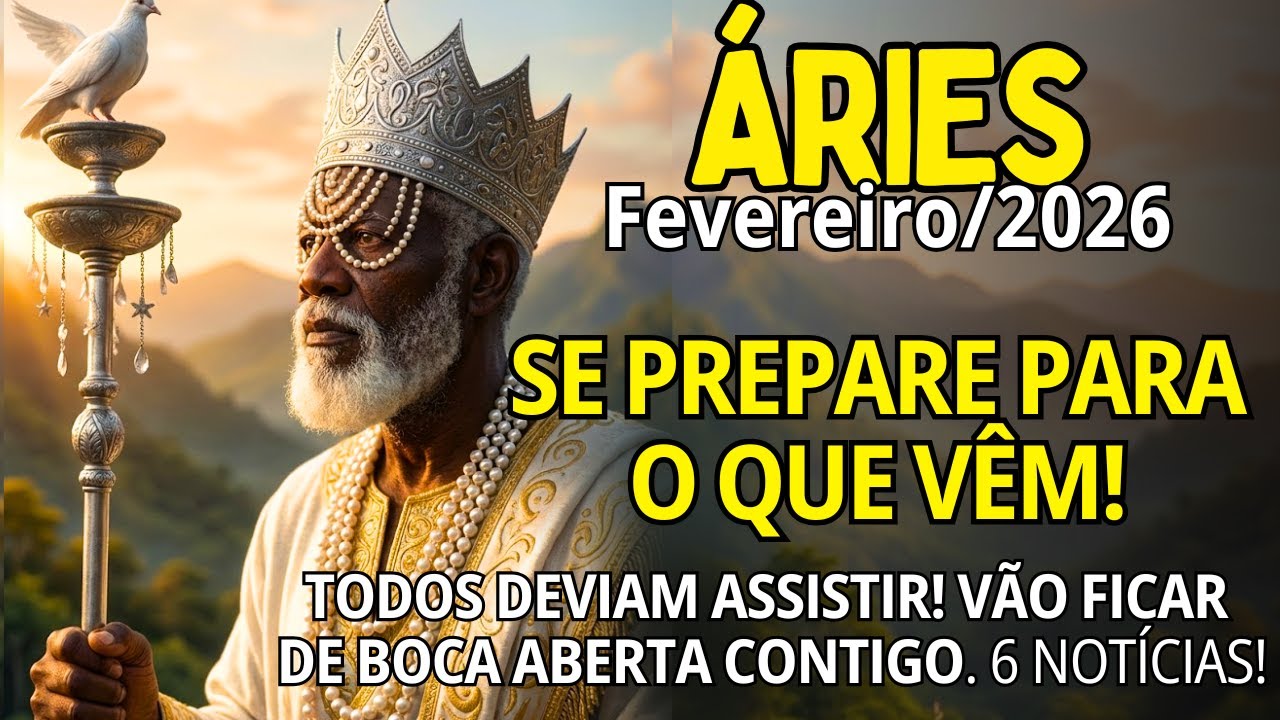 ÁRIES FEV 2026 ♈ PREPARE AS MALAS E O CORAÇÃO! VÃO FICAR DE BOCA ABERTA CONTIGO👀TANTA COISA NÃO CABE