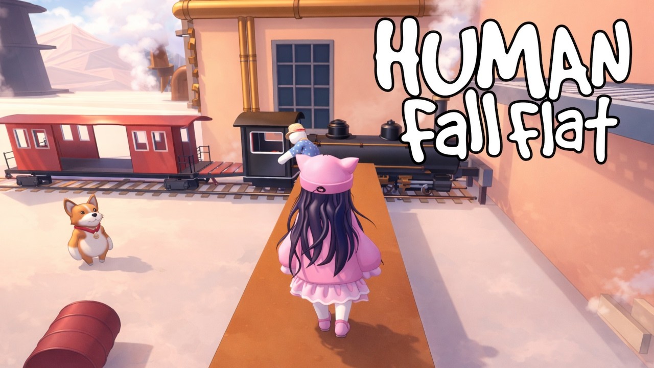 Zwei low IQ Spieler dachten, die Spieler seien Bots | Human Fall Flat
