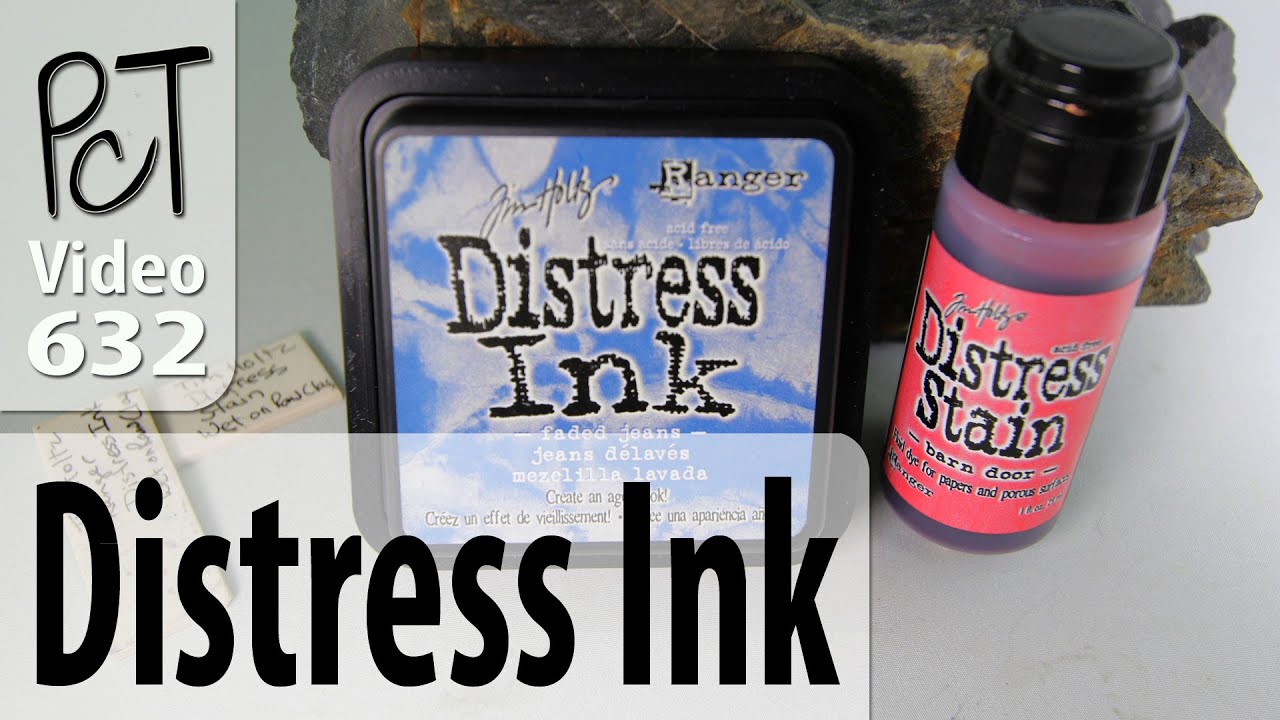 Tim Holtz Distress Ink & Distress Stain on Polymer Clay