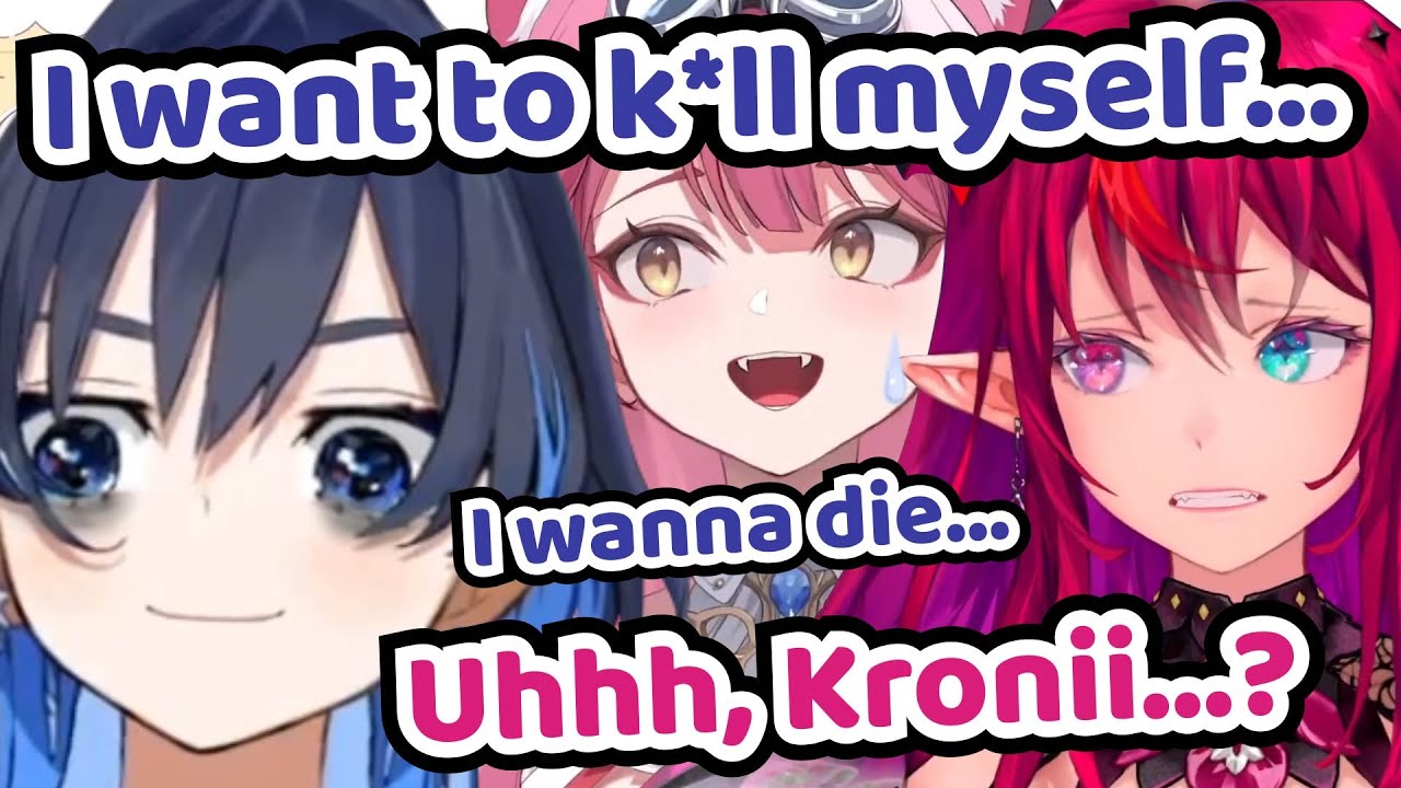 IRyS and Raora Got Kinda Concerned When Kronii Was Joking a Little Too Much About Dying