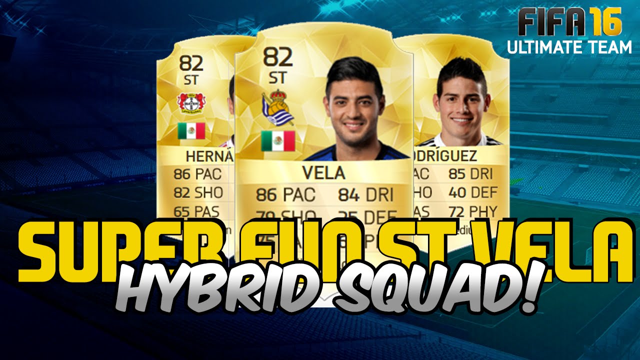 FIFA 16 | SUPER FUN ST VELA HYBRID for UNDER 40k! | Ultimate Team Squad Builder #33