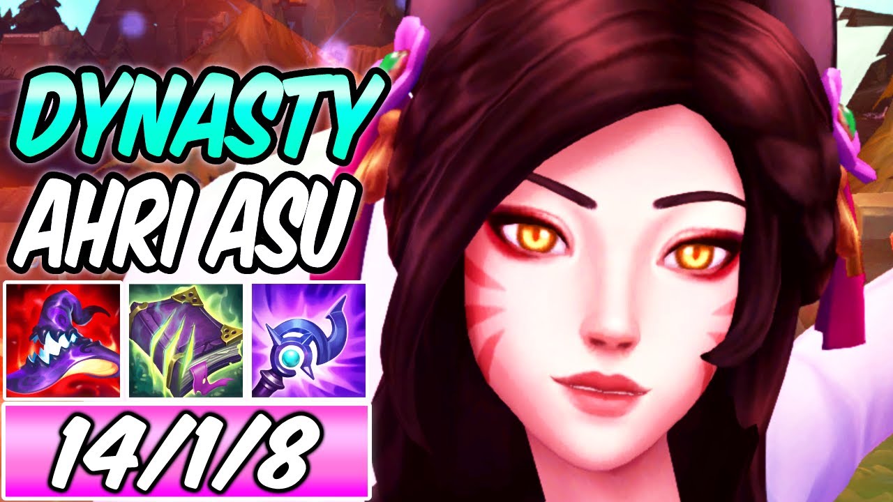 DYNASTY AHRI MID FULL AP GAMEPLAY | AHRI ASU REWORK - League of Legends