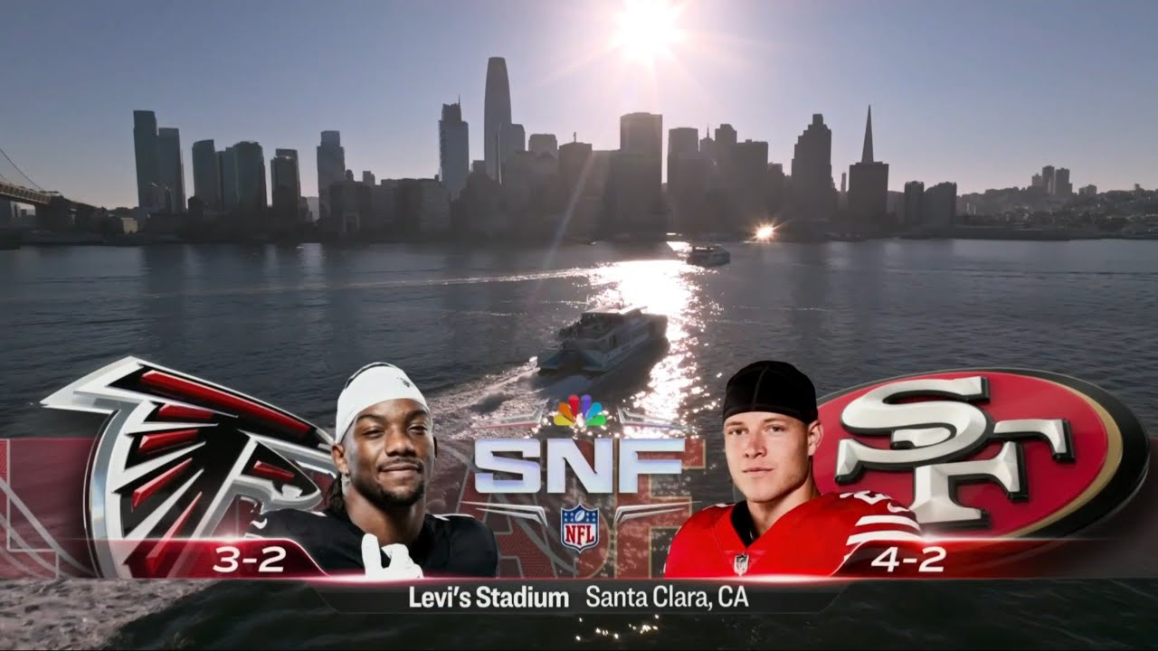 Sunday Night Football on NBC intro | ATL@SF | 10/19/2025