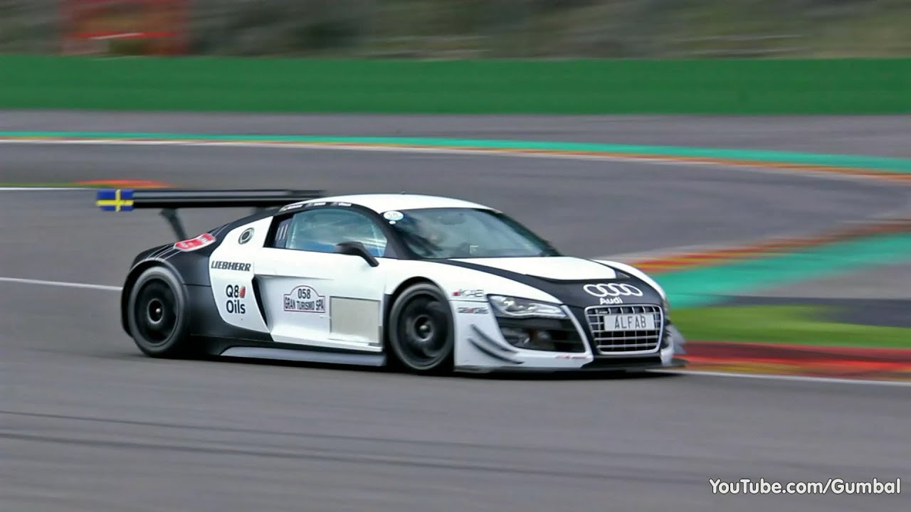 Audi R8 LMS Ultra GT3 - LOUD Sounds!!