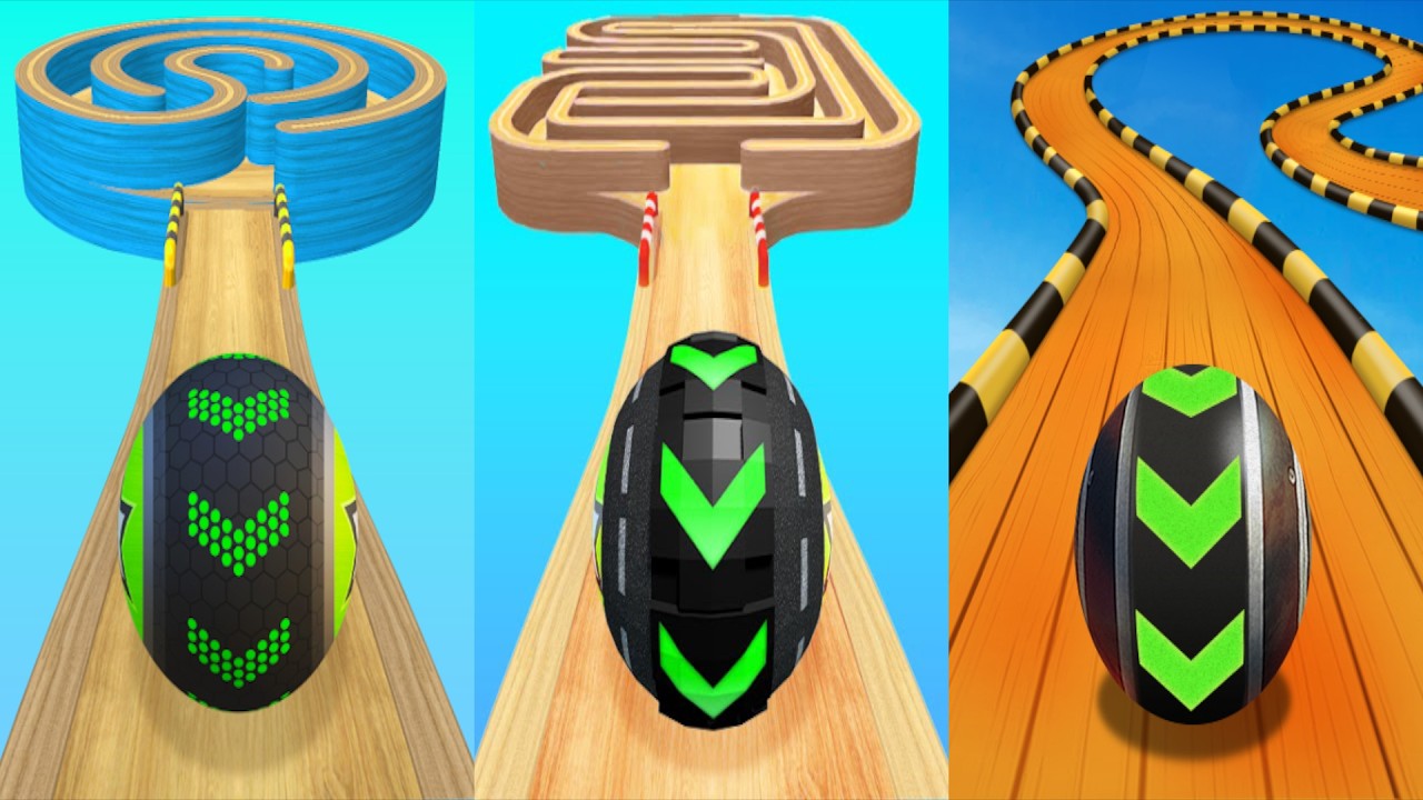 Going Balls Vs Rolling Ball Sky Escape, Sky Rolling Ball 3D Speedrun Gameplay